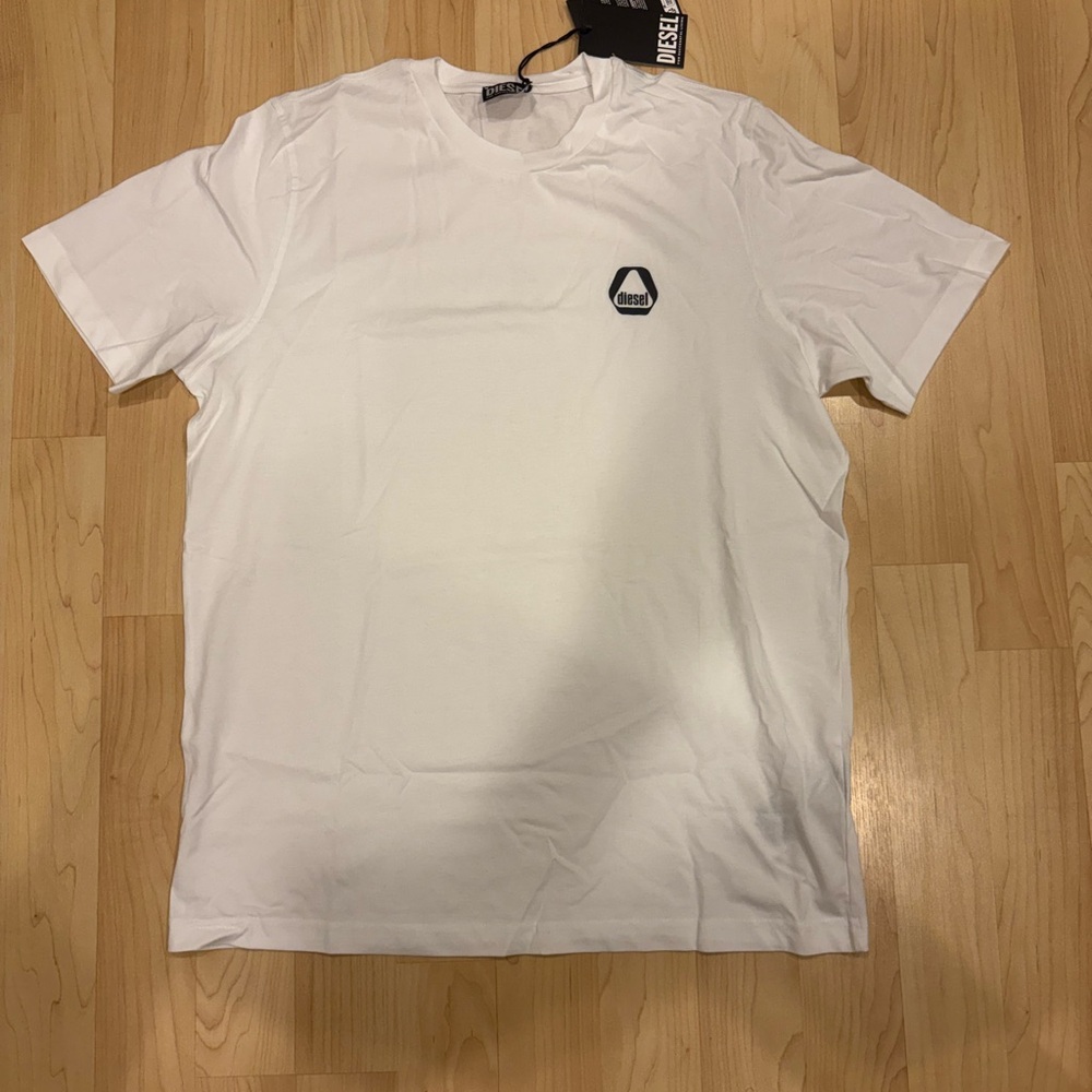 Diesel Classic White Short Sleeve Tee